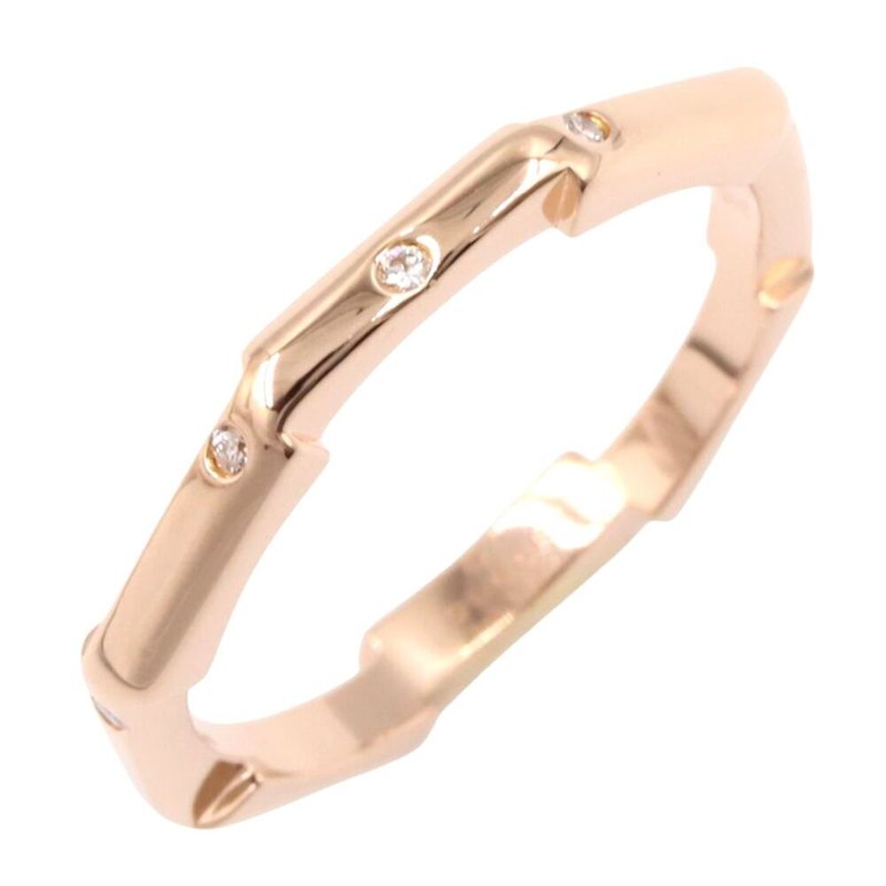 Gucci K18PG Pink Gold Diamond Ring